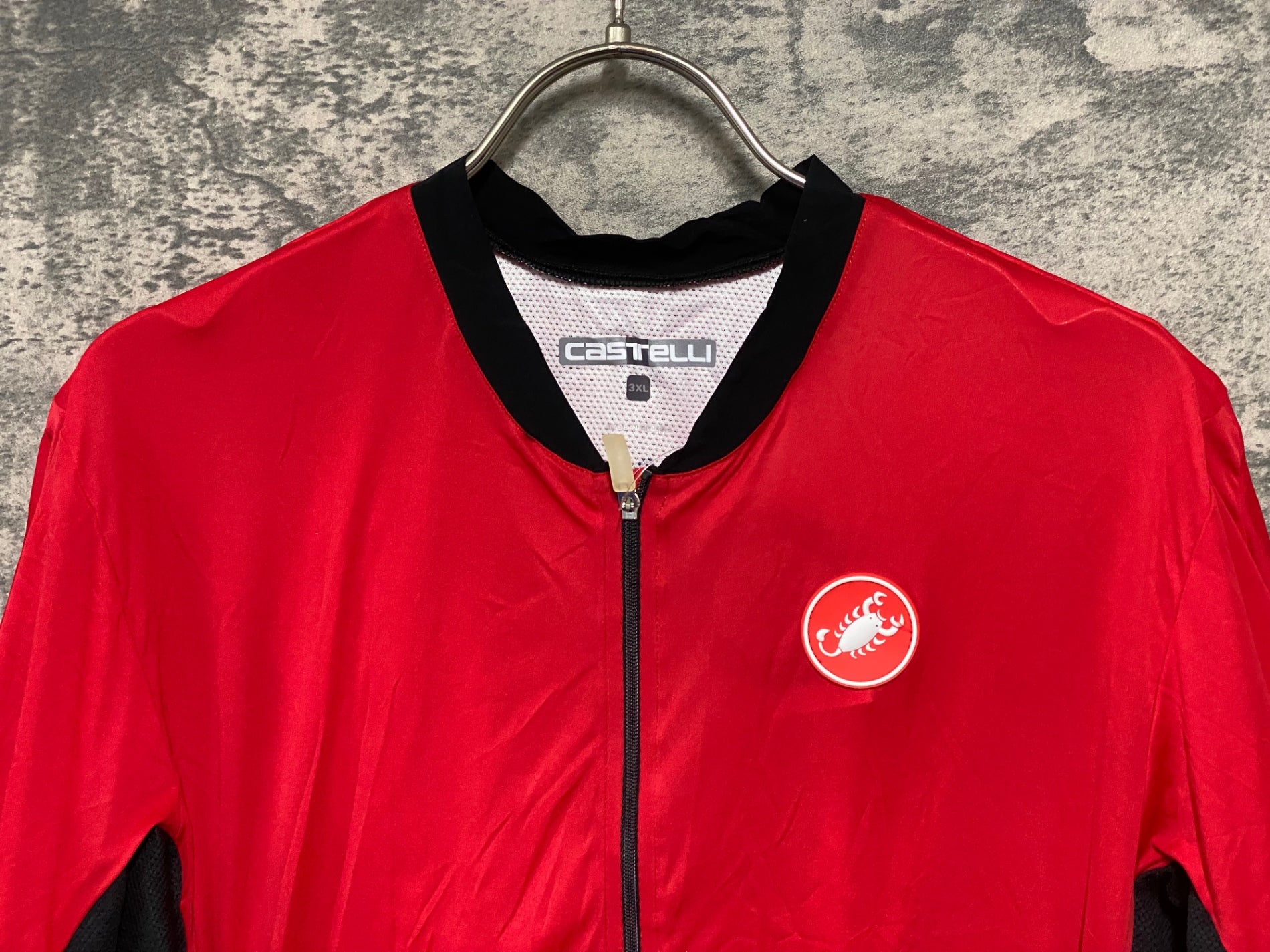 JT048 カステリ CASTELLI 半袖サイクルジャージ 黒赤 3XL – BICI AMORE