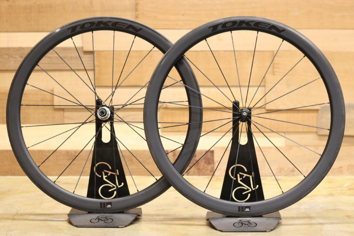 トーケン TOKEN C45 RESOLUTE クリンチャー カーボン ホイールセット