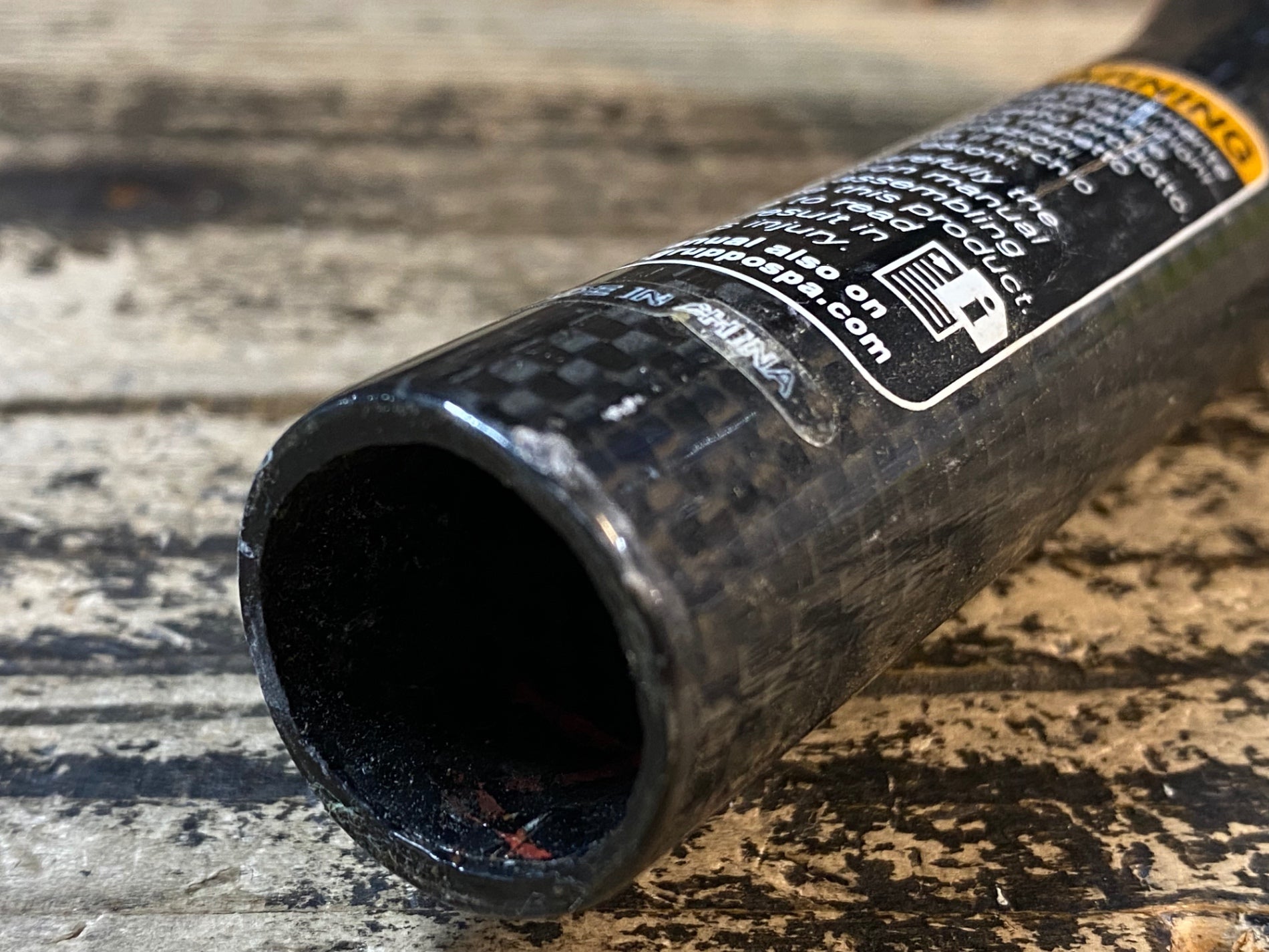 JJ132 チネリ cinelli ram カーボン ドロップハンドル エンド部C-C