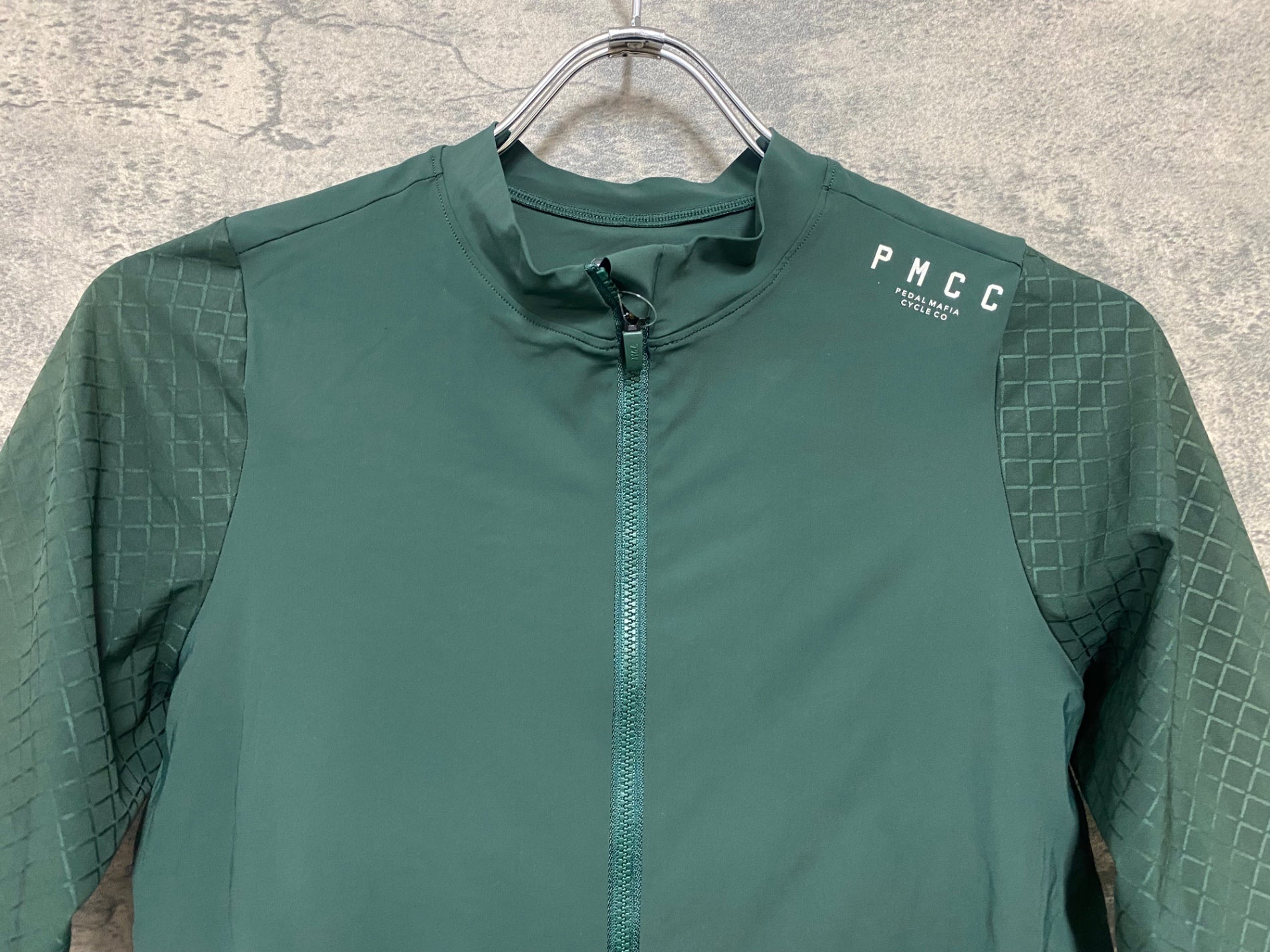 JH975 ペダルマフィア Pedal Mafia PMCC 半袖 サイクルジャージ 緑 L