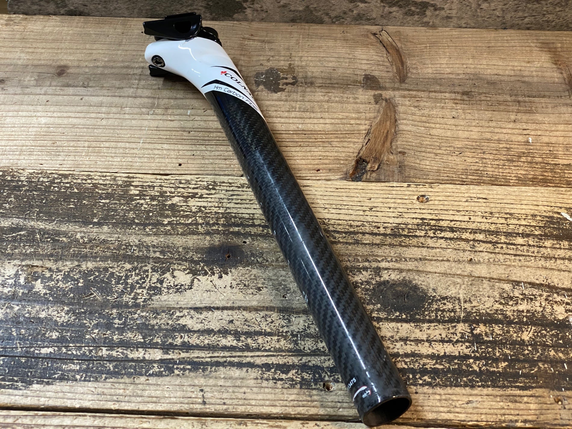 JG652 コルナゴ COLNAGO カーボン シートポスト Φ31.6 350mm 白