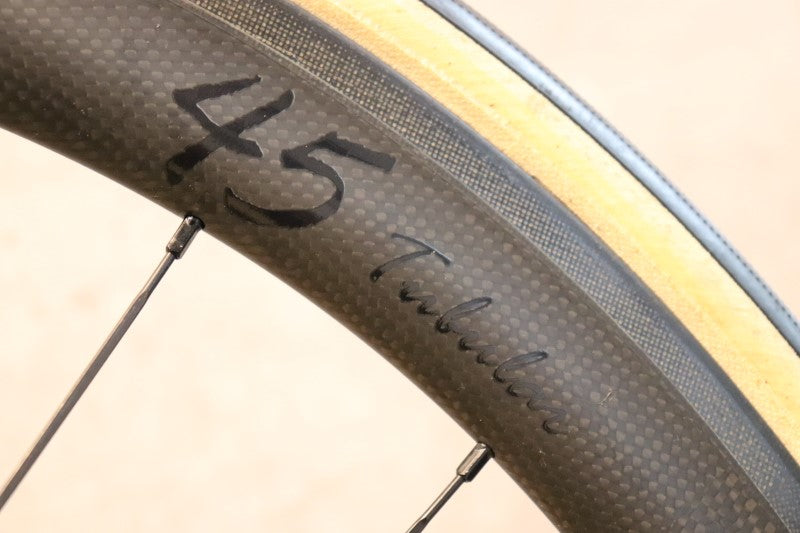 アタッキ ATTAQUE 45mm カーボン チューブラー ホイールセット シマノ