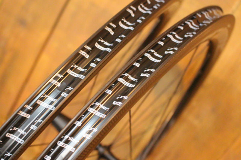 美品 プライム PRIME RR50 カーボン チューブレスレディ ホイール