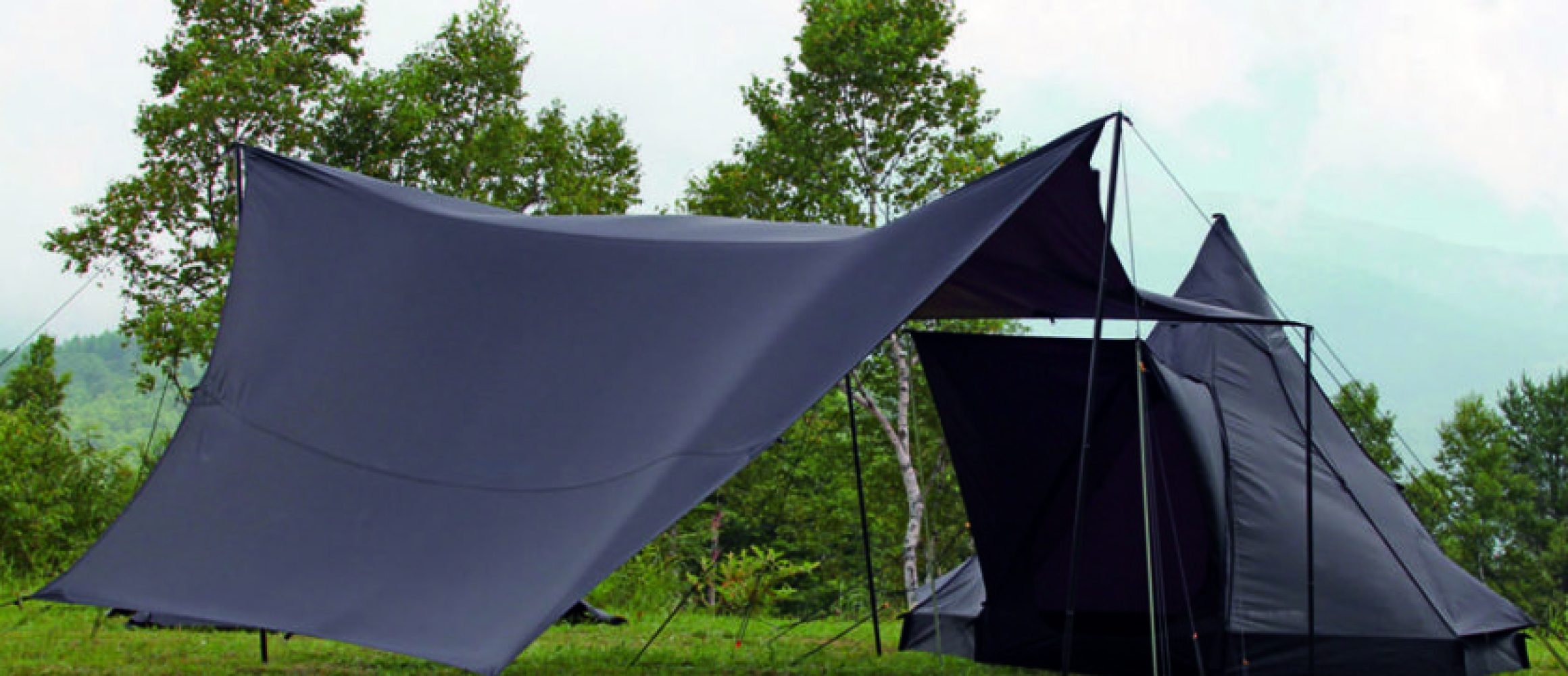 カナディアンEST×オガワ Field Tarp Hexa ST BLACK 【公式通販】