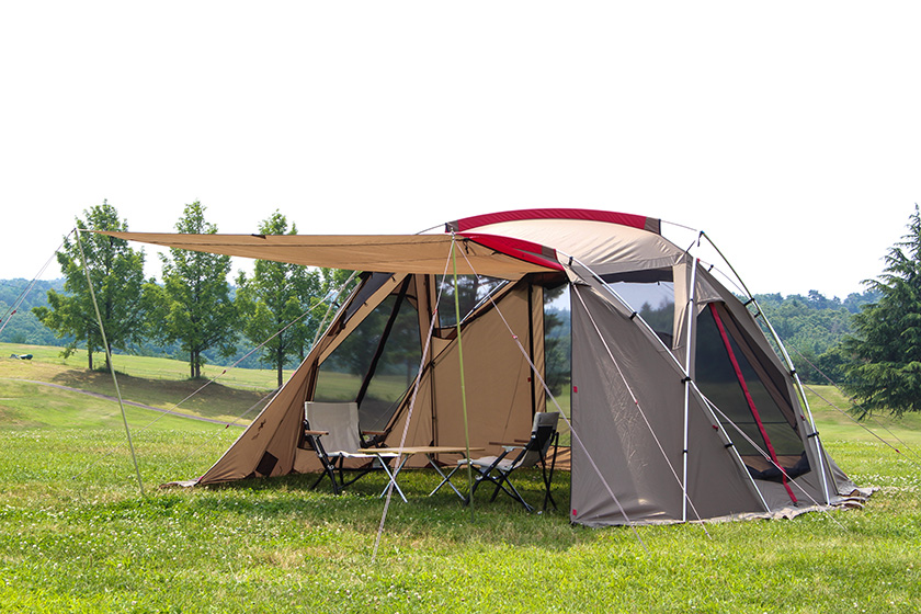 スノーピーク60周年記念で、人気タープ&シェルターがもっとハイ