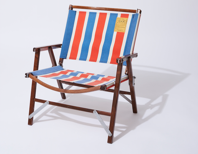 ネイタルデザイン カーミットチェア ウォールナット レトロストライプ