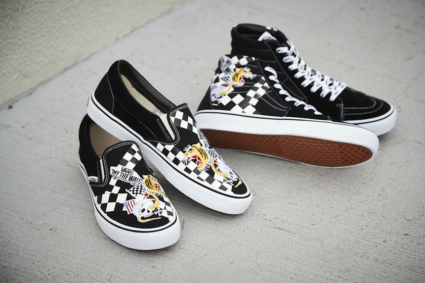 VANSの名品にチェッカー柄&刺繍で描く、ミクスチャーな新コレクション