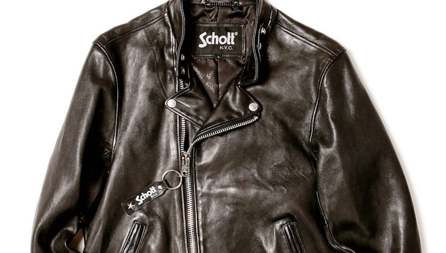 フリークスストア×ショットによる、肉厚ラムレザー&セミダブル仕様の革