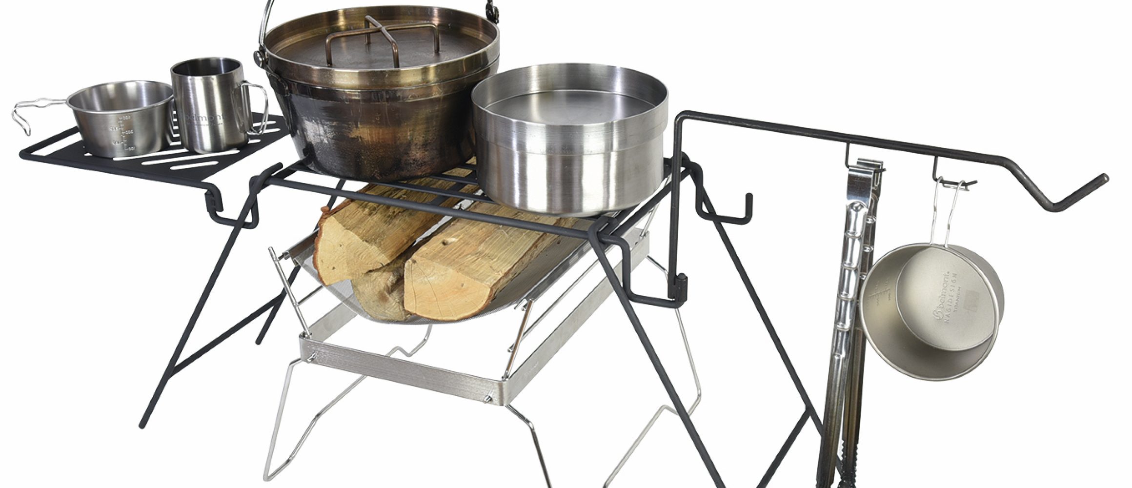 自分だけの焚き火ベースが作れる、ベルモントのアイアンシリーズに注目