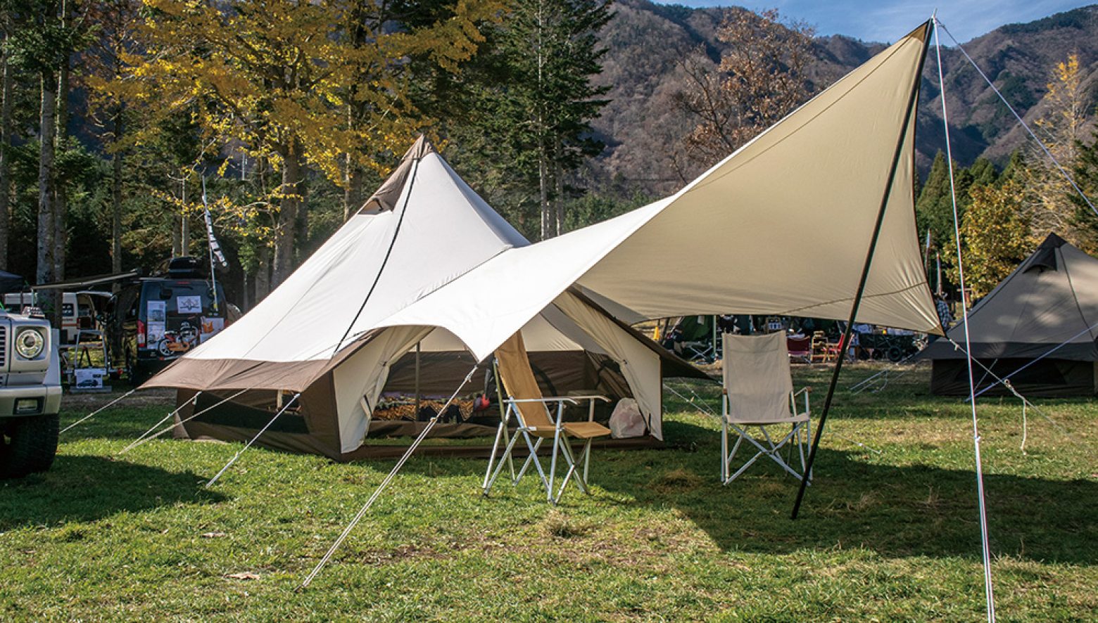 小川張り」を極めるための、オガワの五角形TCタープが登場！ | GO OUT WEB