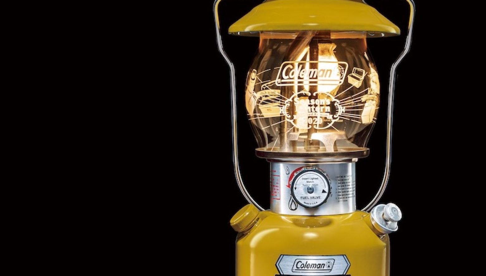 コールマンのシーズンズランタン最新作。2020年版はレトロなマスタード