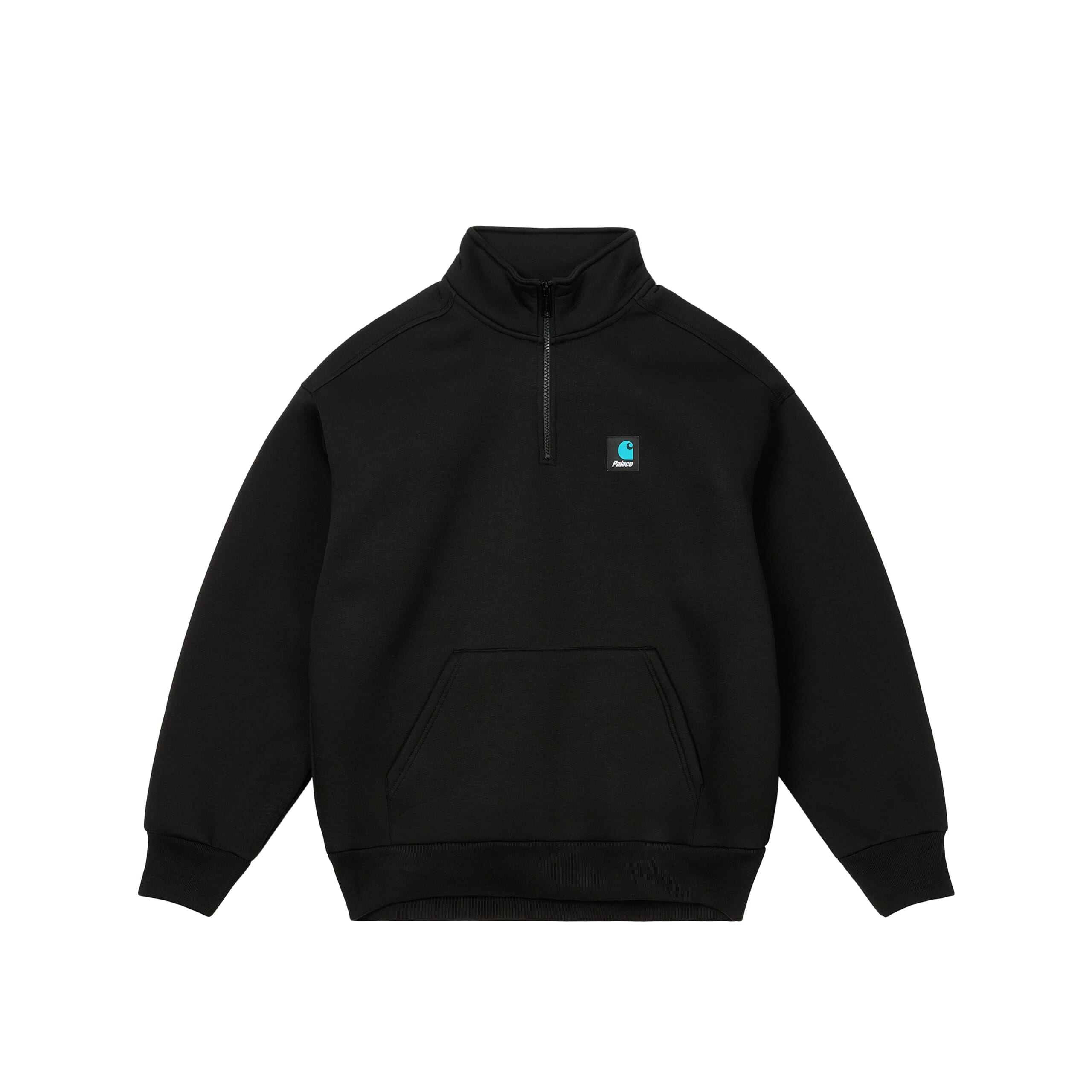 PALACE CARHARTT WIP CARLUX 1:2 ZIP SWEATSHIRT BLACK 1 | GO OUT WEB