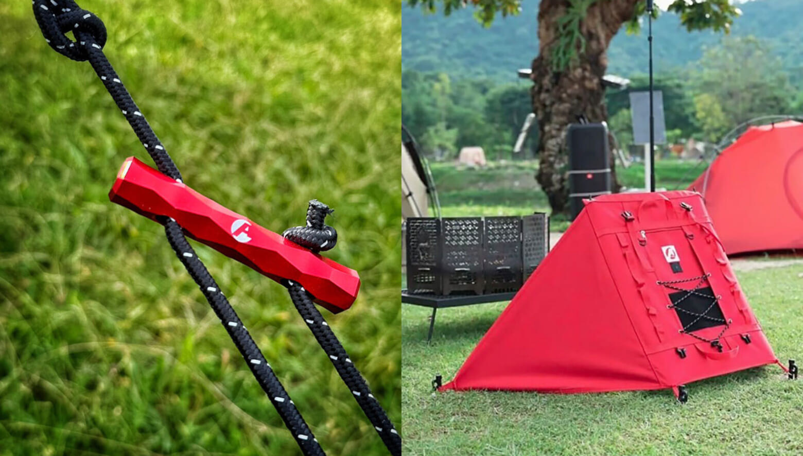 アシモクラフツの新作が豊作。Asigrip形状の自在金具、焚き火用風防