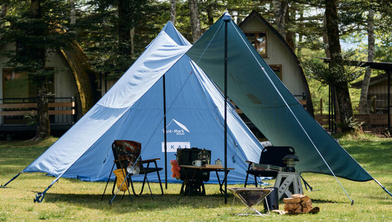 テンマクデザイン「サーカスTC DX」に、清涼感あるEKAL別注カラーが