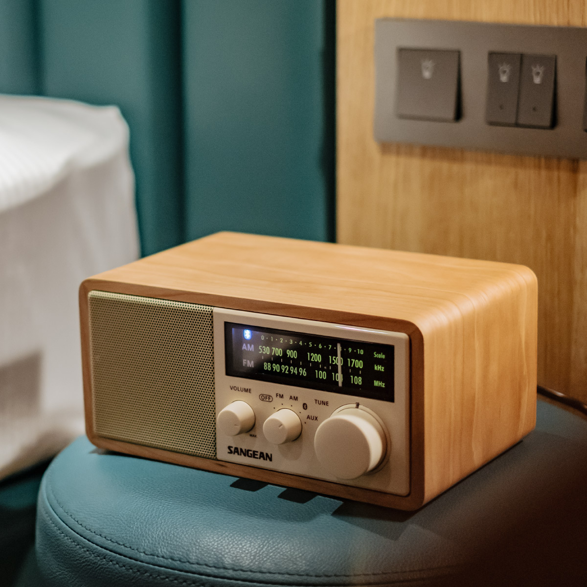 WR-16 AM / FM / BT Wooden Cabinet Radio│SANGEAN Electronics