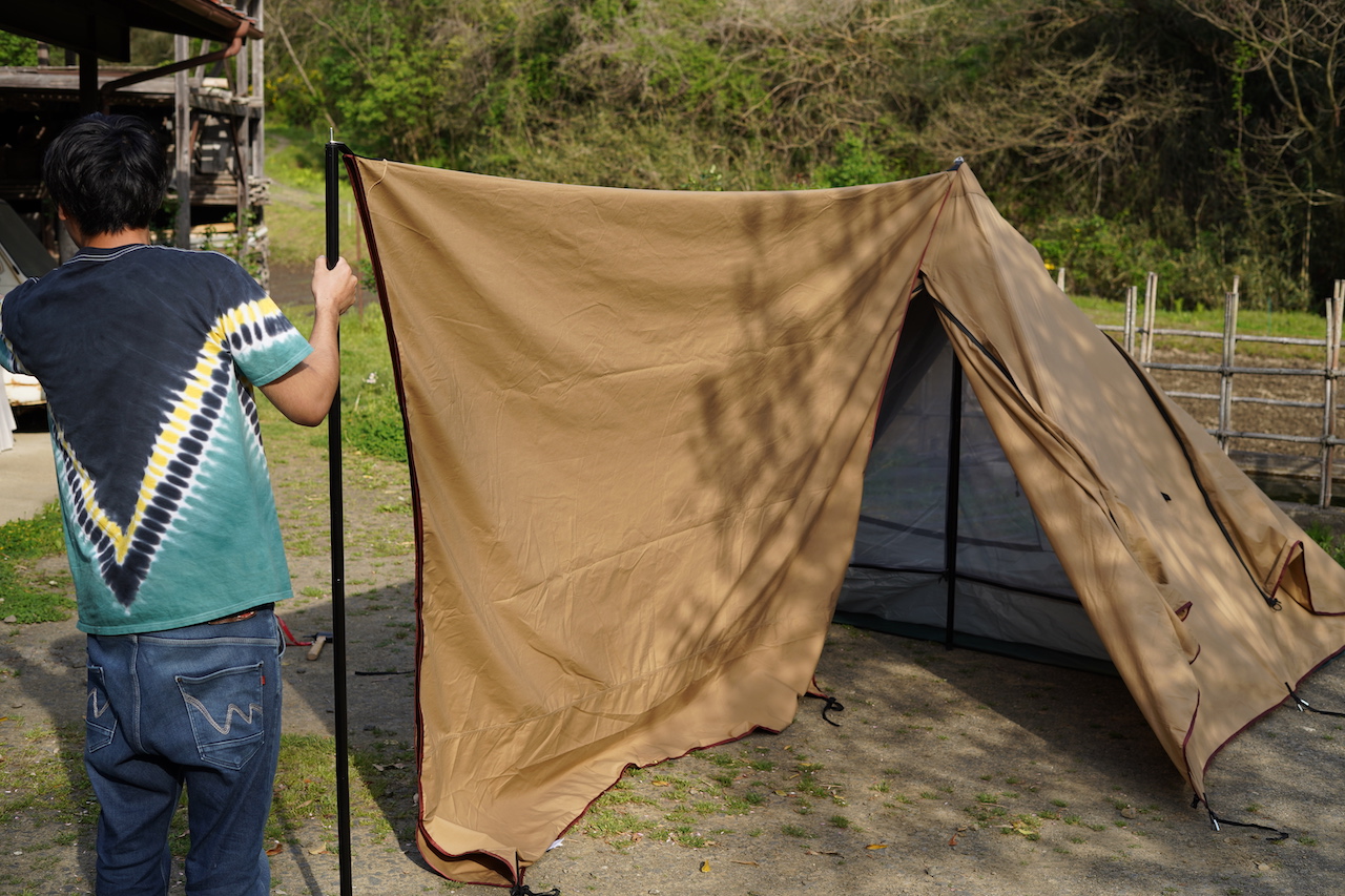サマーキャンプのマストギア。大人気タープ『PANDA TC TARP』で夏の