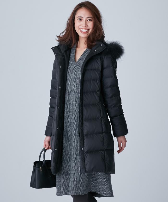 23区＞ 【洗える＆弱撥水】シレータフタロング ダウンコート(検索番号