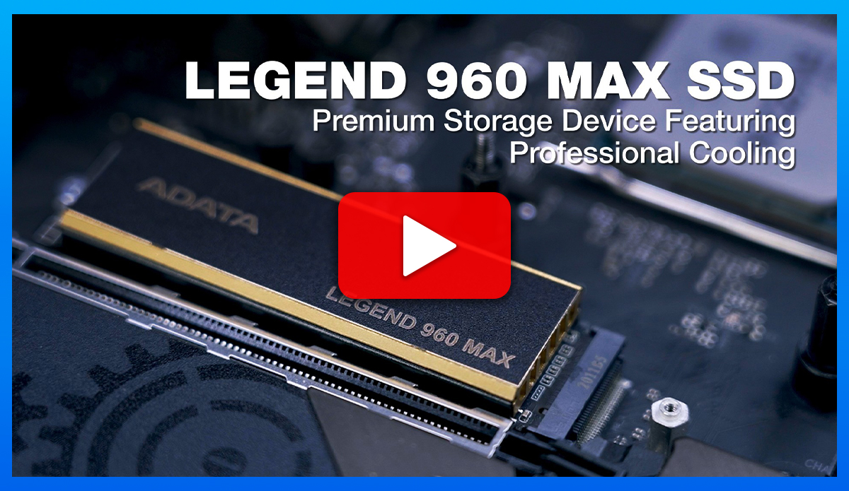 ADATA LEGEND 960 MAX PCIe Gen4 x4 M.2 2280 Solid State Drive (Japan)