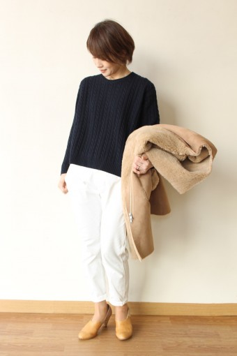 MACPHEE(マカフィー）TOMORROWLAND (トゥモローランド) ウールカシミヤ