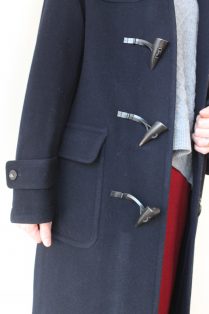 マカフィー (MACPHEE) ロングダッフルコート／ネイビー・Sサイズ