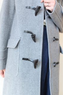 マカフィー (MACPHEE) ロングダッフルコート／グレー・Sサイズ