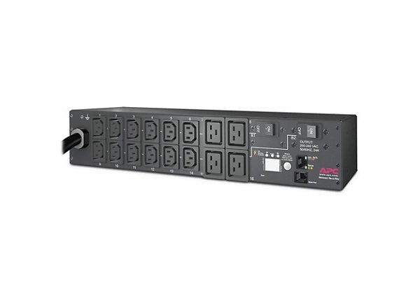APC NetShelter Metered Rack PDU, 2U, 5.0kW, 208V, 30A, 12 C13 and