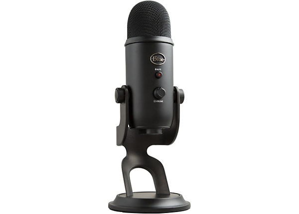 Blue Yeti Multi-Pattern USB Microphone With Blue VO!CE - Blackout