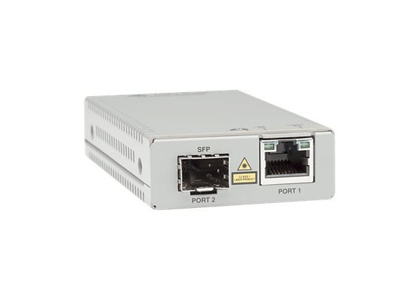 Allied Telesis AT MMC2000/SP - fiber media converter - 1GbE - AT