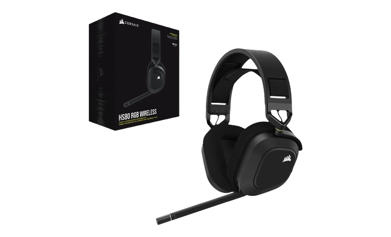 CORSAIR HS80 RGB USB Wired Gaming Headset - Carbon - CA-9011237-NA