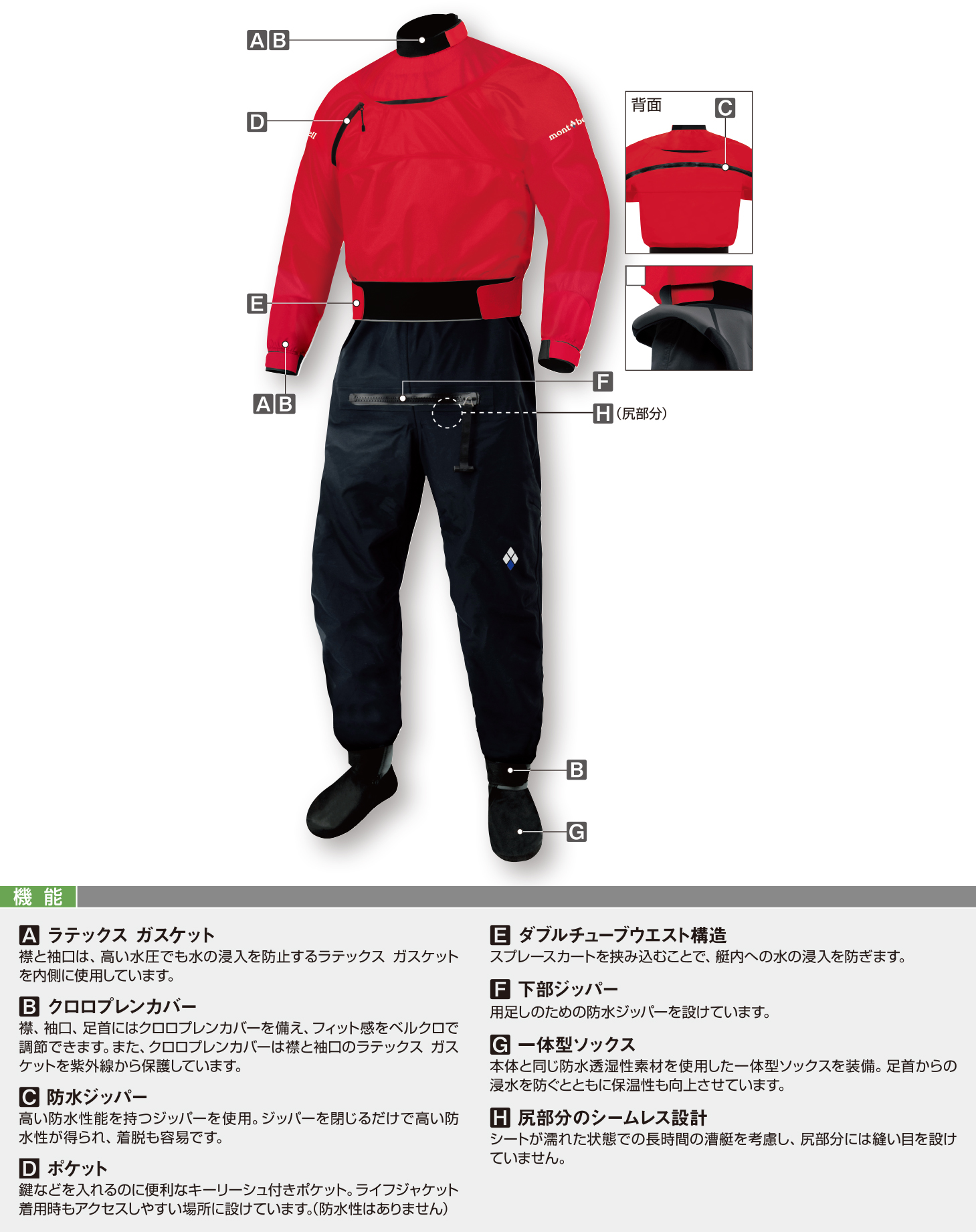 スーパー ドライスーツ｜モンベル
