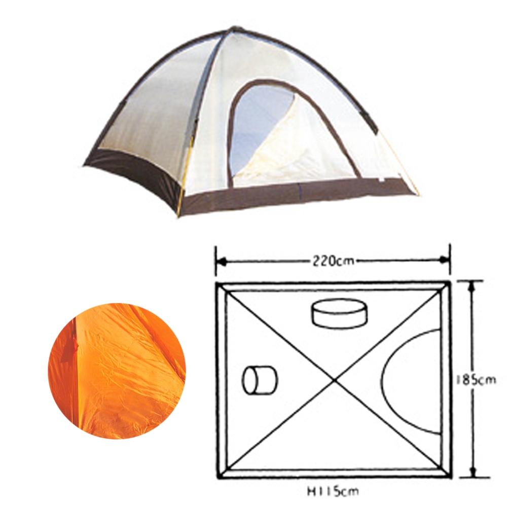 アライテント エアライズ3/ オレンジ: キャンプ トレッキングギア WILD