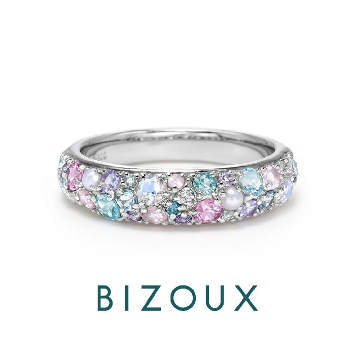 ビズー K18スノールナコフレWG 9号箱保証書付き ビズー K18スノールナ