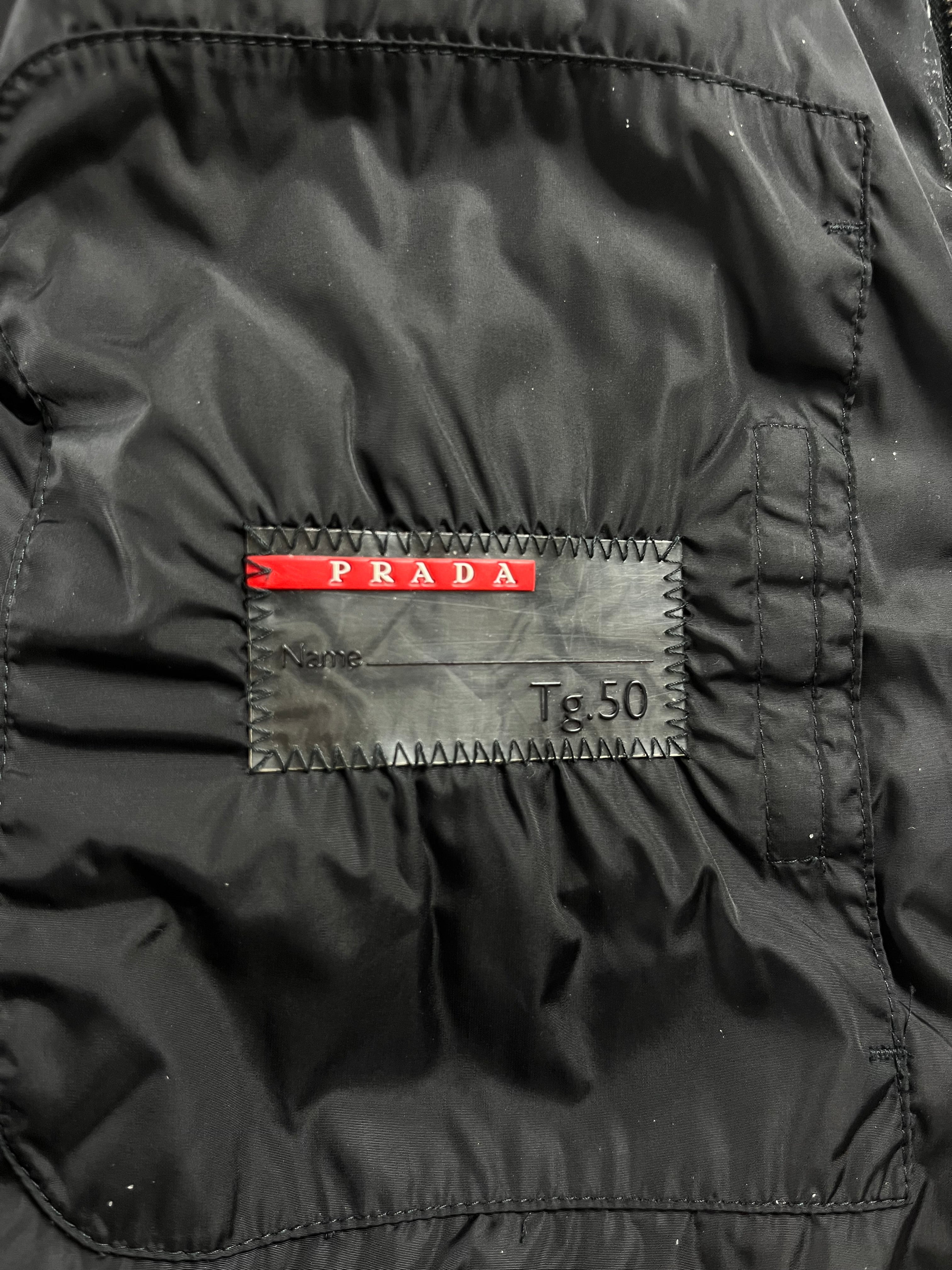 Prada Linea Rossa Wool Coat FW 1999 - L – WEDEMPIECES