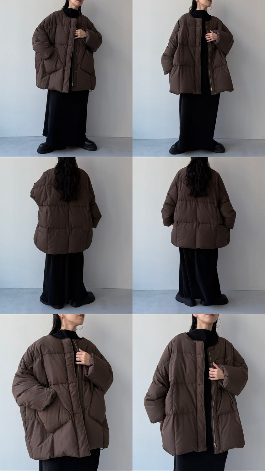 選べるポケット】perfect silhouette down / ivory （パーフェクト