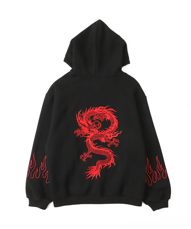ドラゴン刺繍ビッグパーカー – WEGO ONLINE STORE
