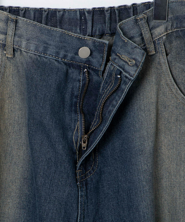 ワイドバギーダメージデニムパンツ – WEGO ONLINE STORE