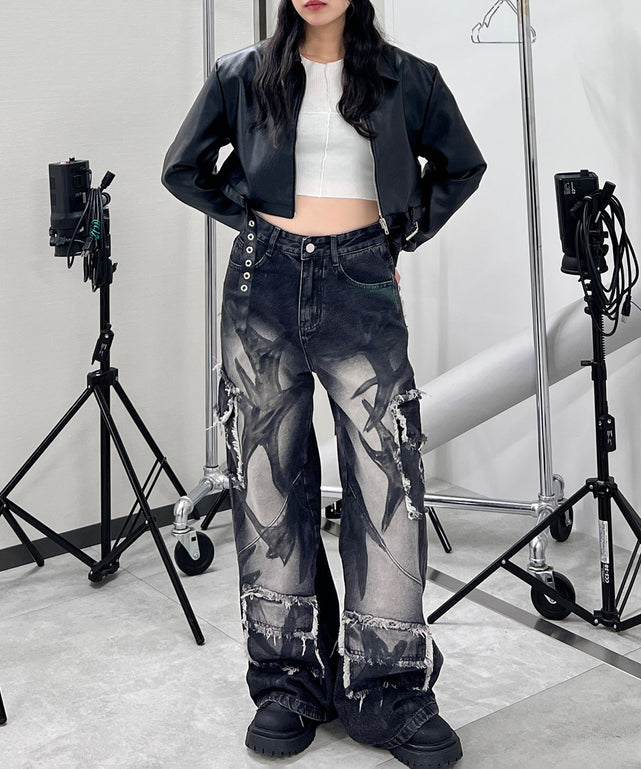 クロップドシングルライダースジャケット – WEGO ONLINE STORE