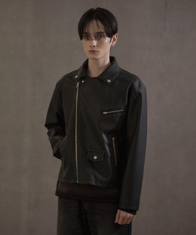 PUダブルライダースジャケット【一部店舗限定】｜WEGO（ウィゴー