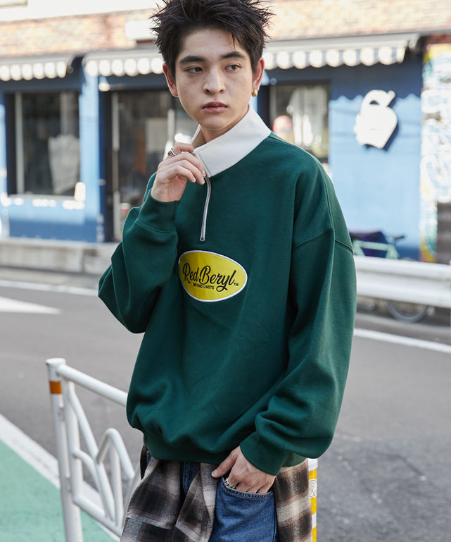 サークルロゴハーフジッププルオーバー – WEGO ONLINE STORE