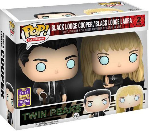 New Twin Peaks Funko POP! 2-Pack With Black Lodge Cooper & Laura To