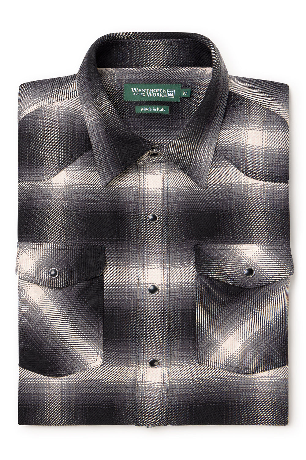 Shirt 05 in Ombre Check Frost Birch – Westhofen Works