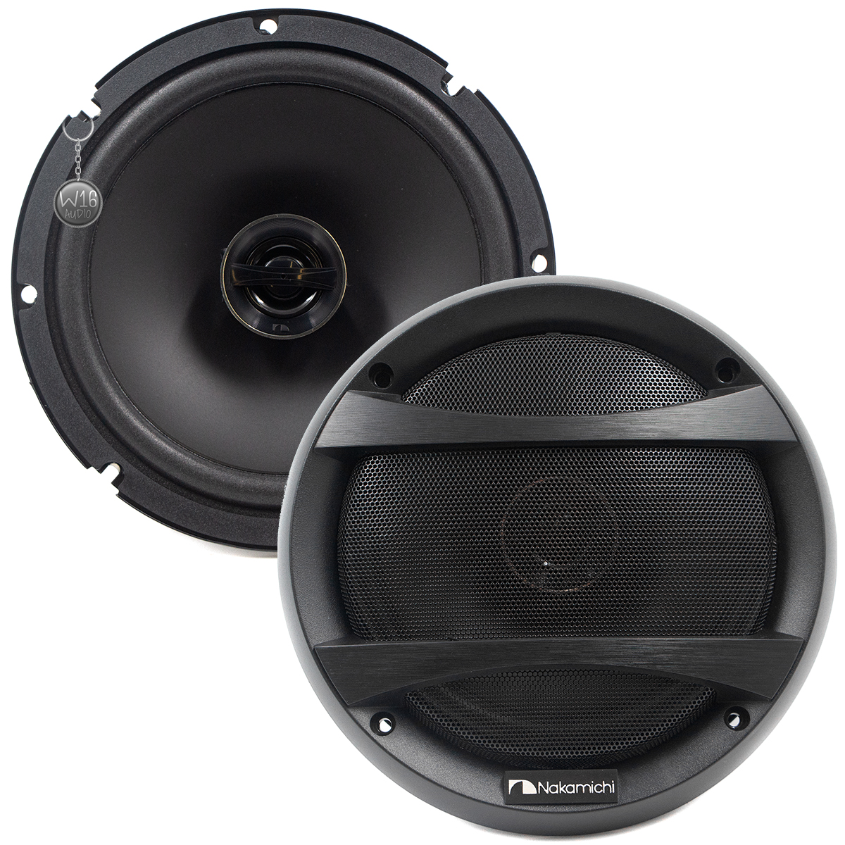 Alto Falante Coaxial Nakamichi Nse1628 6 Polegadas 35wrms - W16 Audio