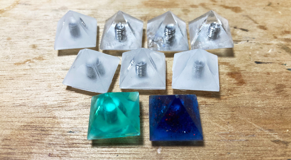 DIYクリスタル鋲開発記録[AFP x WHEV] - WHEV & OSAKA DAGGERS