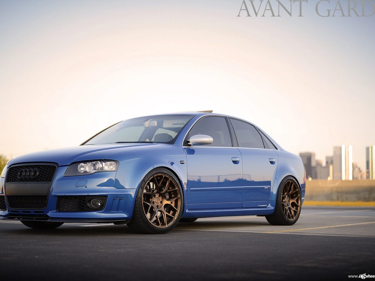 Audi RS4 B7 Blue Avant Garde M590 | Wheel Front