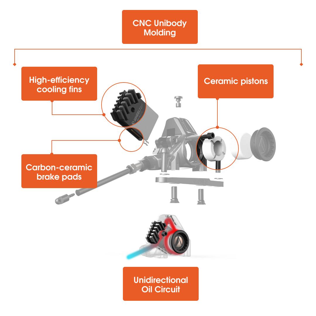 WHEELTOP EDS GeX Wireless Electronic Shifter/Derailleur (Gravel Bike)