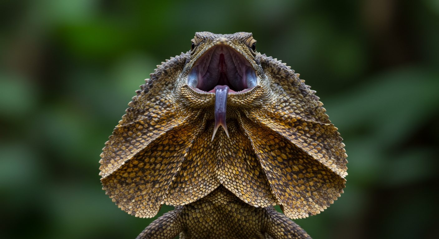 驚きの生態】エリマキトカゲの特徴を徹底解説！飼育方法もご紹介