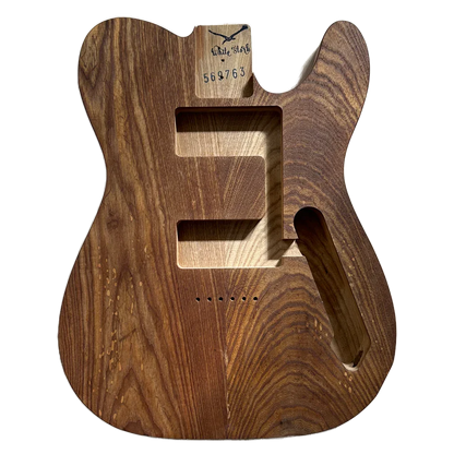Roasted Swamp Ash Telecaster Style Body Oil Finish 72 Routing