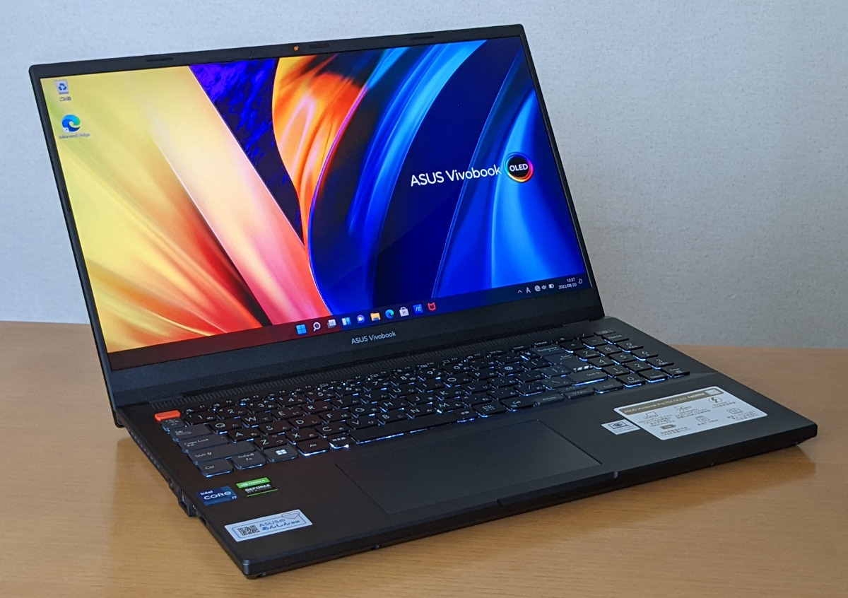 ASUS Vivobook Pro 15X OLED K6501ZM の実機レビュー － ゲーミング