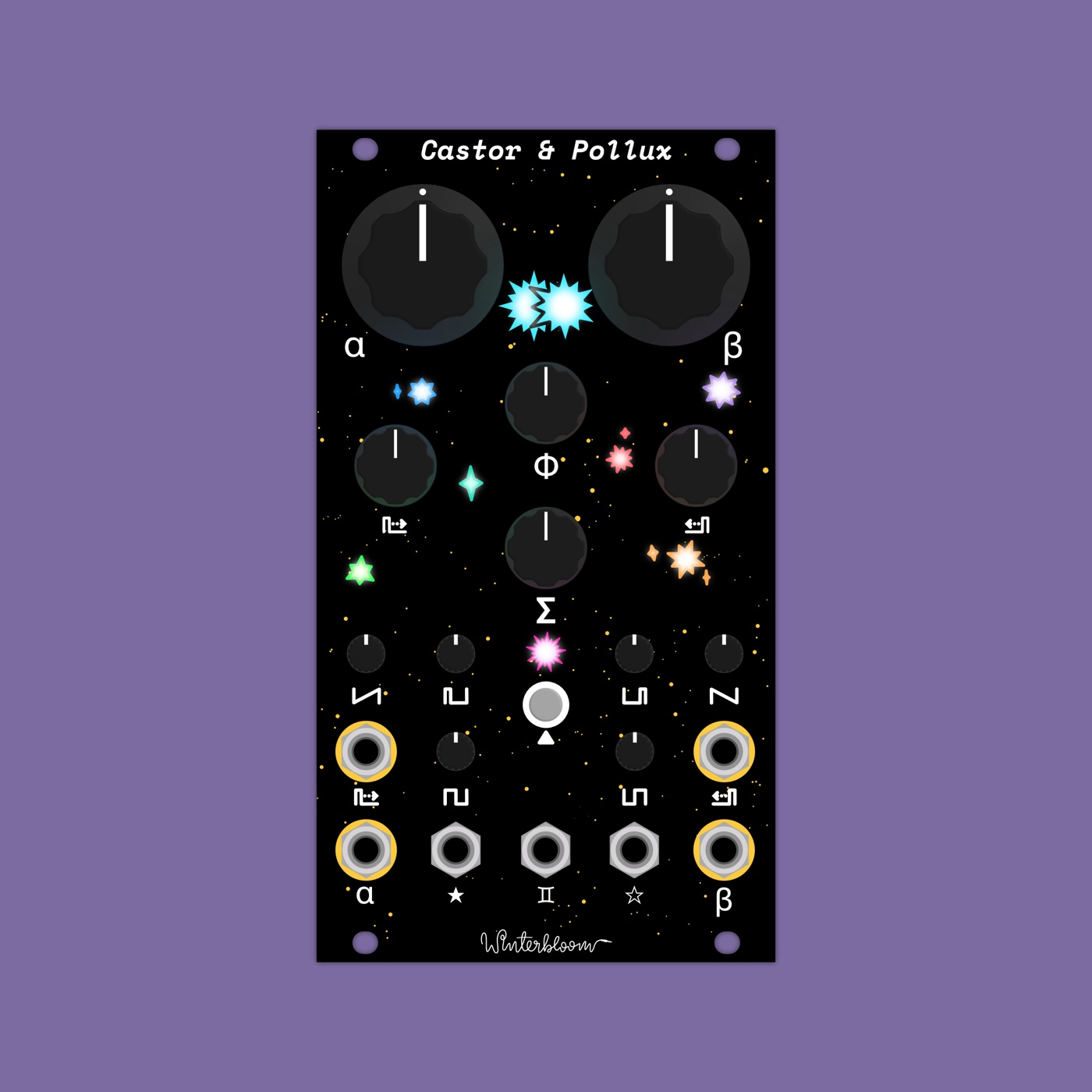 Winterbloom Castor & Pollux V1モジュラーシンセ Winterbloom Castor