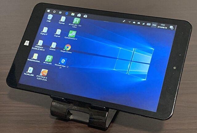 Jumper EZPad Mini 5 実機レビュー、360gの8型 1万円のWin 10タブ